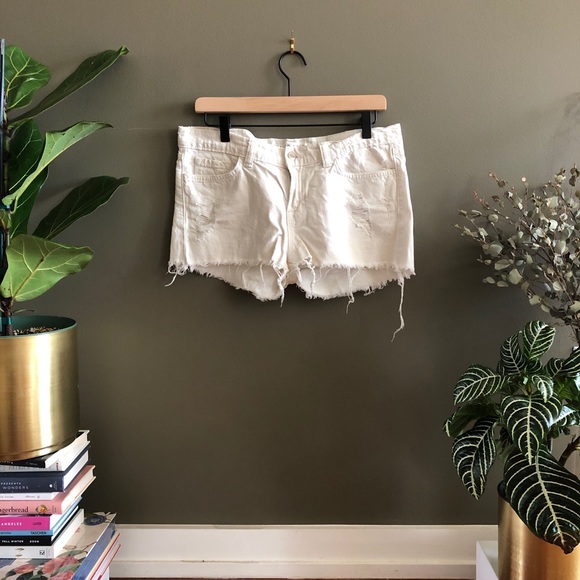 J Brand Pants - J Brand Distressed Boyfriend Jean Shorts